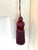Pair of Mulberry - Burgundy Key Tassels With Satin and Cut Velvet Details For Sale - Image 9 of 11