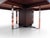 This table stands out for its modern, sculptural design, featuring a striking square top in dark wood with a semi-gloss...