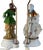 Vintage Porcelain Figural Lamp Young Man & Woman- A Pair For Sale - Image 15 of 16