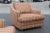 Pair of Striped Club Chairs. They come from an estate in Los Angeles. Possible silk or silk blend. Feels like silk velvet....