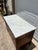 French 19th Century Louis XVI Walnut Carrara Marble Top Chest of Drawers For Sale - Image 12 of 12