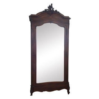 Louis XV French Carved Armoire For Sale