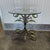 Late 20th Century Vintage Wrought Iron and Ceramic Floral Table For Sale - Image 11 of 11
