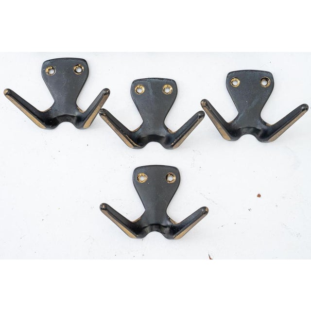 Metal Small Hooks by Walter Bosse, Vienna, 1950s For Sale - Image 7 of 8
