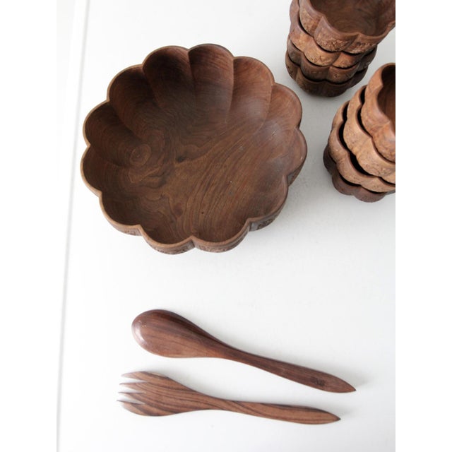 Mid Century Serving Bowl Set For Sale - Image 4 of 12