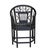 Late 20th Century Faux Bamboo Brighton Pavilion Style Chinoiserie Corner Chair For Sale - Image 4 of 7