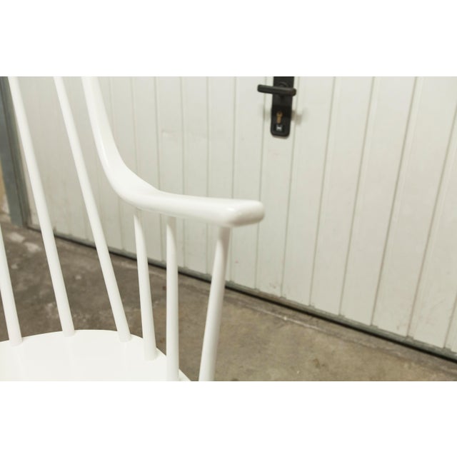 Grandessa Rocking Chair in White Beech attributed to Lena Larsson for Nesto, 1960 For Sale - Image 10 of 18