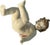 Late 19th Century Late 19th Century Antique Capo Di Monte Set of 4 Tumbling Frolicking Putti Figurines For Sale - Image 5 of 17