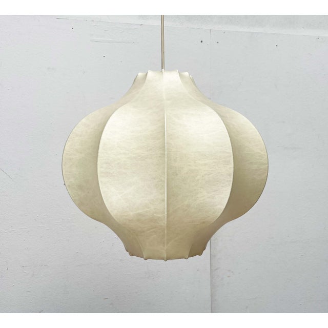 Mid-Century Modern Cocoon Pendant Lamp by Friedel Wauer for Goldkant Leuchten, 1960s For Sale - Image 17 of 18