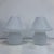 Murano Vintage Italian White Murano Mushroom Lamps - a Pair For Sale - Image 4 of 10