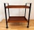 Wood Mid-Century Italian Serving Bar Cart or Trolley with Teak Trays, 1960s For Sale - Image 7 of 13