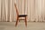 Brown Vintage Niels Koefoed Eva Chair | Danish Mid-Century Modern Wood Leather Dining Seat For Sale - Image 8 of 9