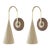 Solana Wall Sconces by Blueprint Lighting - a Pair For Sale