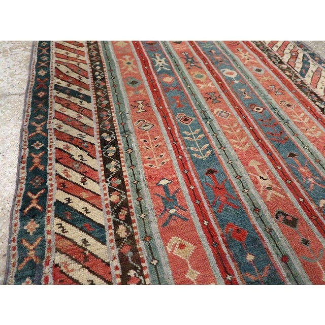 Rustic Galerie Shabab Collection Early 20th Century Caucasian Karabagh Rug For Sale - Image 3 of 8