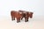 Wood Mid-Century Folk Art Hand-Carved Wooden Bull Sculptures For Sale - Image 7 of 16