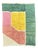 Moroccan Handwoven Abstract Wool Rug, 2010s For Sale