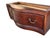 1990s Thomasville Mahogany Bogart Serpentine Curio Cabinet Hutch Shelf Breakfront For Sale - Image 9 of 18