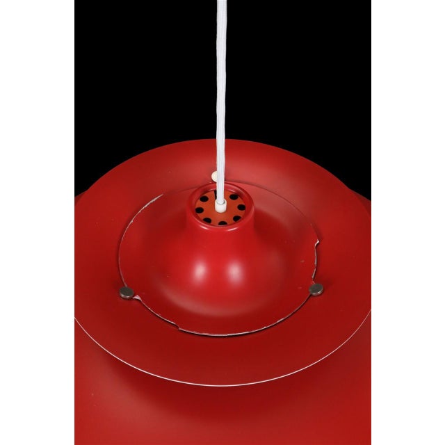 Metal Red PH 5 Hanging Lamp by Poul Henningsen for Louis Poulsen, 1960s For Sale - Image 7 of 18