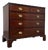 18th Century English Mahogany Chest of Drawers with Satinwood Inlay For Sale