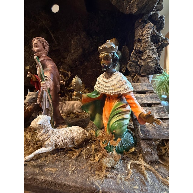 1960’s Italian Crèche Nativity Large Set For Sale - Image 11 of 18