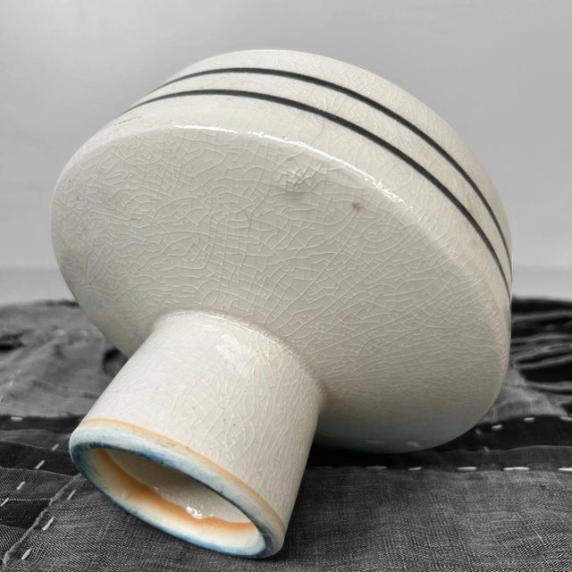 Black Mid-Century Japanese Ikebana Bowl, 1950s For Sale - Image 8 of 15