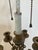 Vintage Brass and Marble Candelabra Pair of Lamps With Rotating Ball For Sale - Image 4 of 8