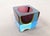 Murano Sommerso Glass Cube by Flavio Poli, 1960s For Sale - Image 4 of 12