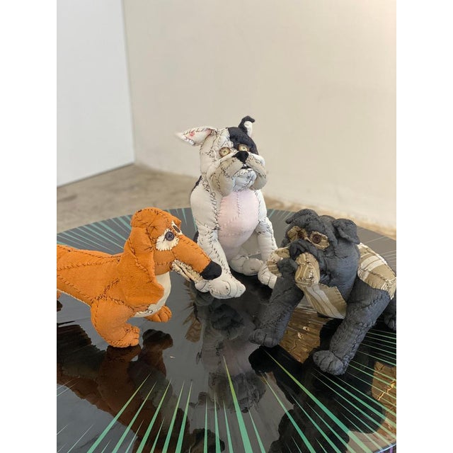 Early 21st Century Anne Valérie Dupond, Bernard Bulldog Dog Sculpture, 2025, Textile For Sale - Image 5 of 7