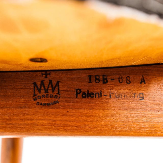 Mid-20th Century Danish Teak Armchair With Rosewood Inlay by Erik Andersen & Palle Pedersen for Randers For Sale - Image 12 of 14