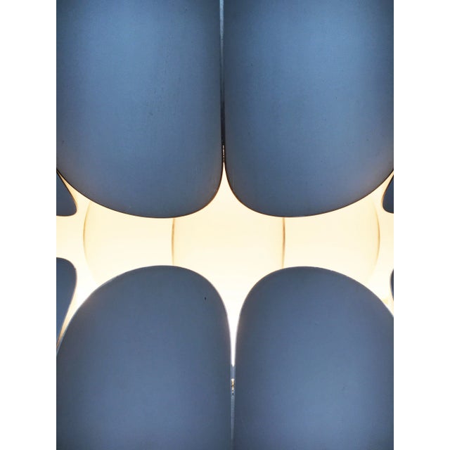 Mid-Century Modern Mid-Century Swiss White Metal Pendant Lamp by H. Zender for Temde For Sale - Image 3 of 18