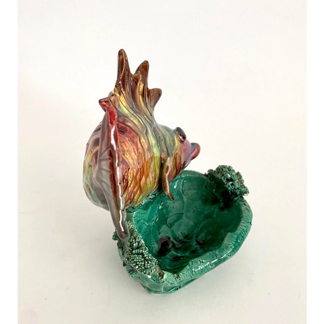 Ceramic 1950s French Vallauris Kitsch Fish Bowl For Sale - Image 7 of 10