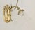 Art Nouveau Brass Wall Lamps, 1890s, Set of 3 For Sale - Image 6 of 10