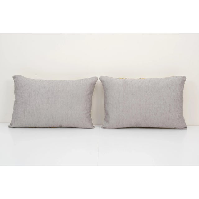 Tiger Ikat Velvet Pillow - Set of Two For Sale In Philadelphia - Image 6 of 7