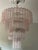 Large Pink Murano Glass Chandelier For Sale - Image 9 of 9