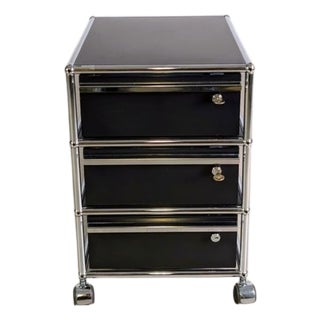 Dark Blue Office Cabinet from USM Haller For Sale