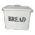Enamel Bread Box W/Lid and Double Handles For Sale