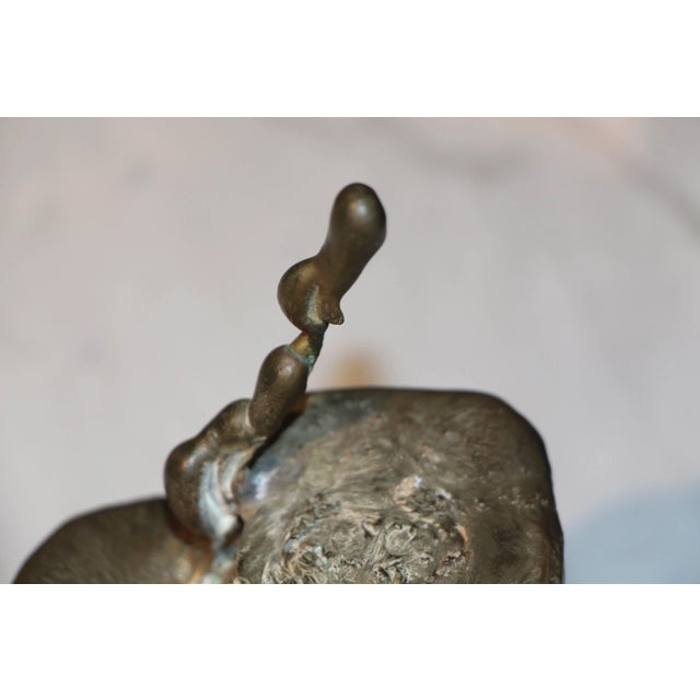 Late 20th Century Nice Bronze in the Manner of Barry Flanagan Signed Flanagan For Sale - Image 5 of 11