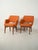 1950s Orange Oslosund Armchairs from Kinnarps, 1950s, Set of 2 For Sale - Image 5 of 11