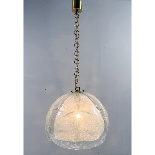 1970s Murano Glass Pendant Lamp from Kaiser Leuchten, Germany, 1960s For Sale - Image 5 of 18