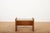 Side Table in Veneered Plywood with Sand-Cast Glass Top, Metal Tube and Handles by Jacques Adnet, 1930s, in Good...