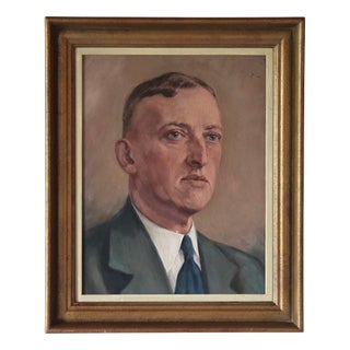 Impressionist Artist, Portrait, 1950s, Oil Painting, Framed For Sale