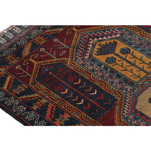 Traditional Rug & Kilim’s Baluch Tribal Rug With Colorful Geometric Patterns For Sale - Image 3 of 7
