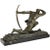Metal Pierre Le Faguays, Art Deco Sculpture of Athlete with Bow, 1930, Bronze on Marble Base For Sale - Image 7 of 13