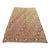 Mid 20th Century Vintage Handmade Embroidery Rug Boho Turkish Area Rug For Sale