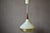 Rotaflex Pendant Light in White and Gold Rhodoid Shape, France, 1950s For Sale - Image 14 of 14