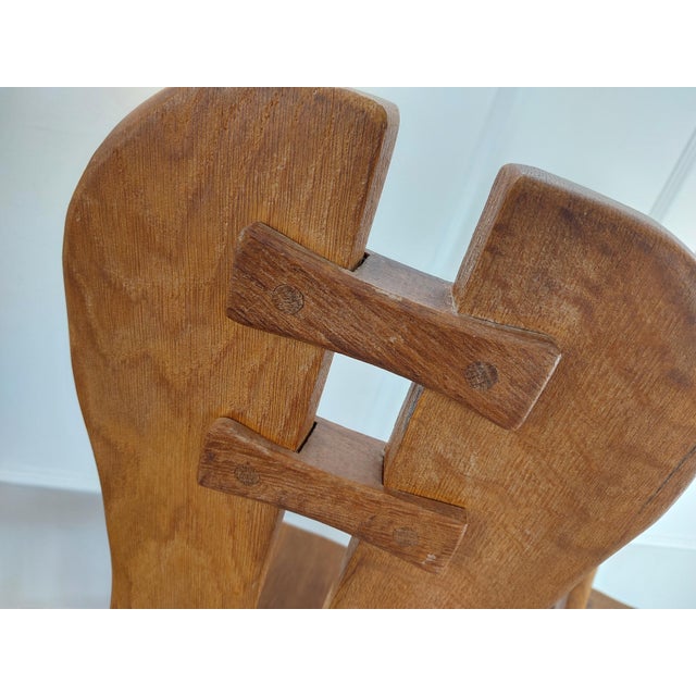 Belgian Brutalist Chairs by De Puydt, 1960s, Set of 4 For Sale - Image 6 of 13