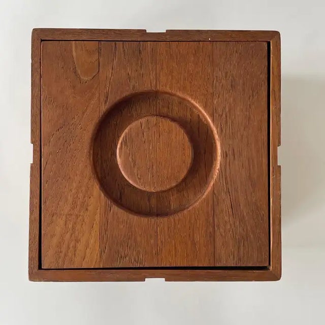 Mid Century Teak Wood Ice Bucket by Kalmar, 1960s For Sale - Image 10 of 12