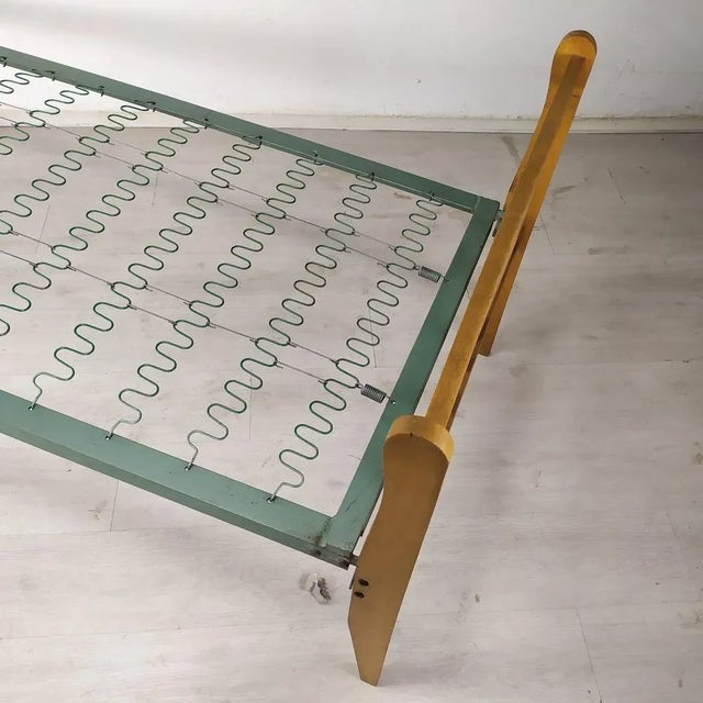 Brown Vintage Daybed, 1950 For Sale - Image 8 of 16