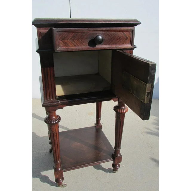 Rosewood Nightstand, 1930s For Sale - Image 4 of 10