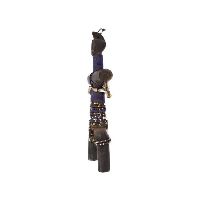 African Early 20th Century Namchi Namji Beaded Fertility Doll Cameroon For Sale - Image 3 of 5